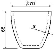 125 ml SiC Crucible